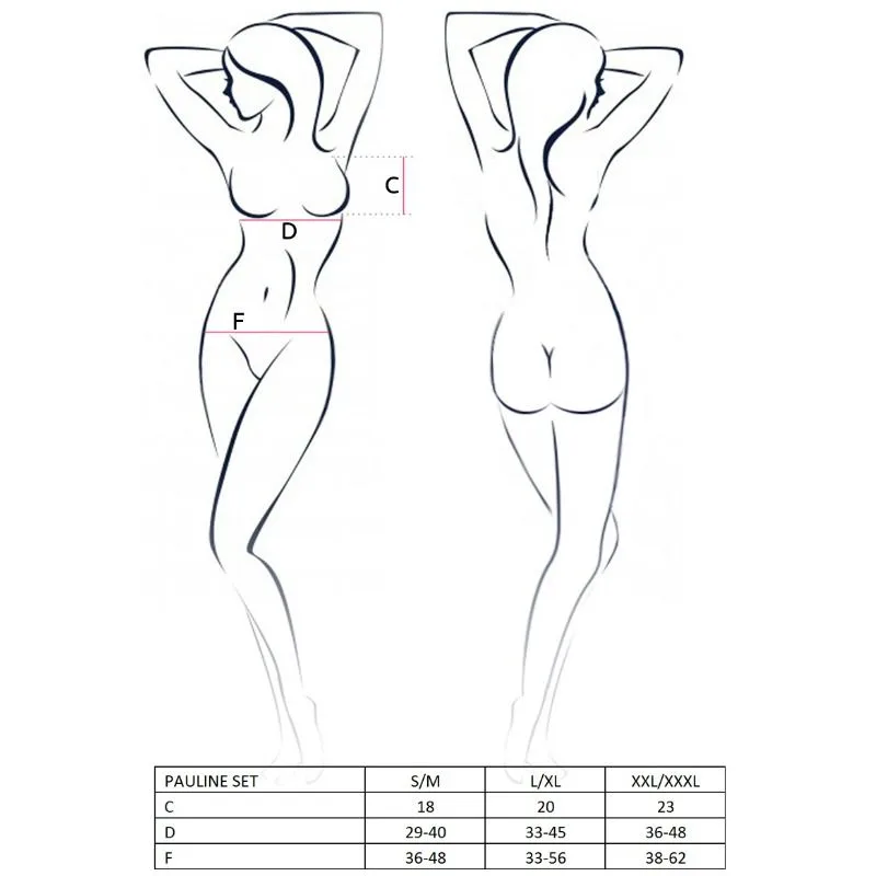 PASSION - WOMAN PAULINE SET 3 PIECES SIZE