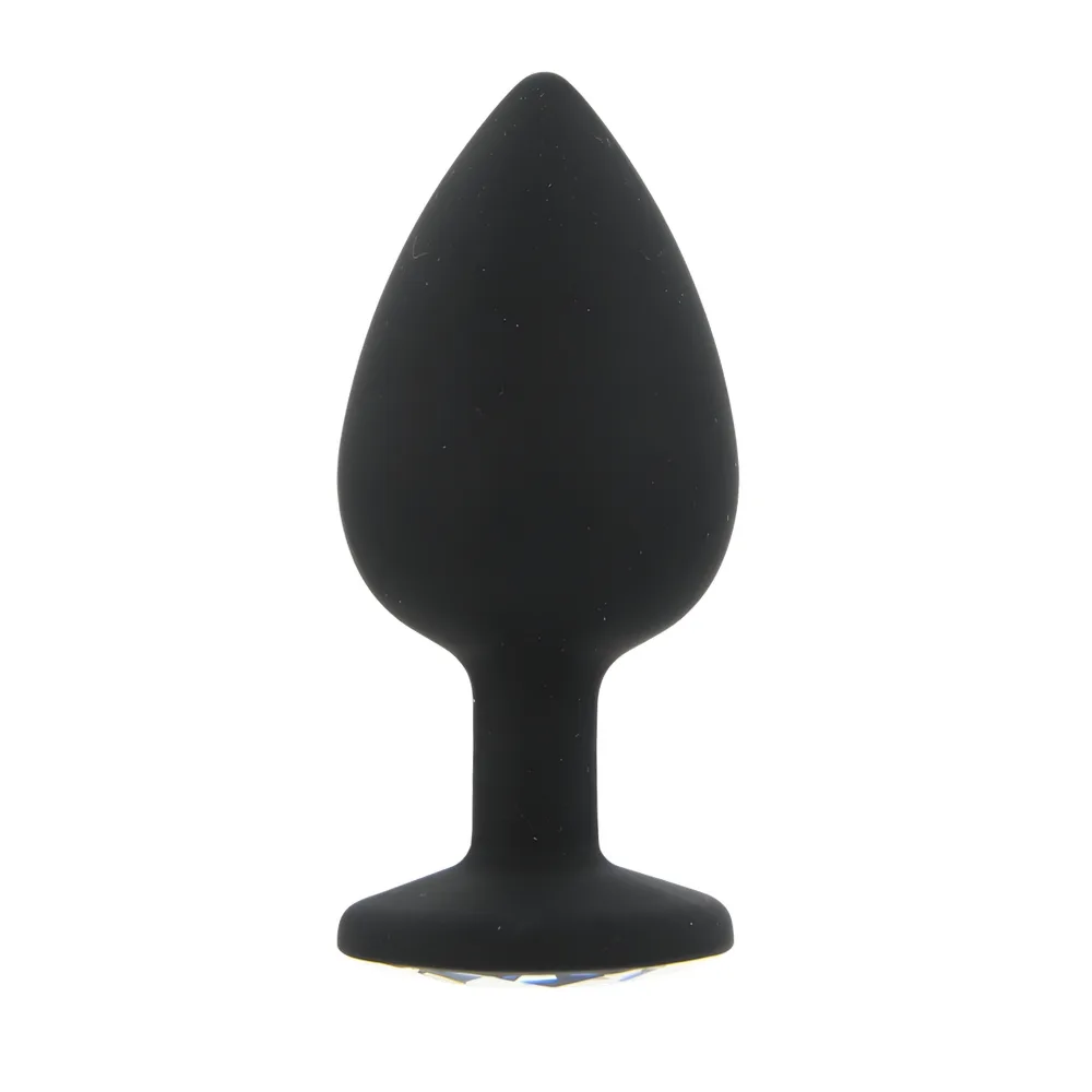 Toosh Black Silicone Butt Plug Large