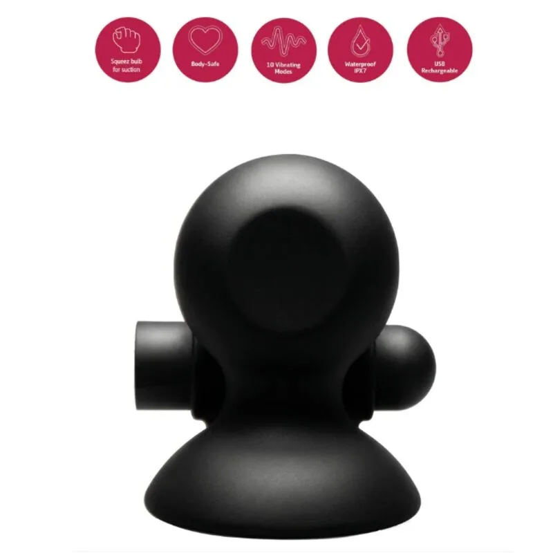 She.e.o - Gel de Sucção Vibratório Recarregável para Mamilos