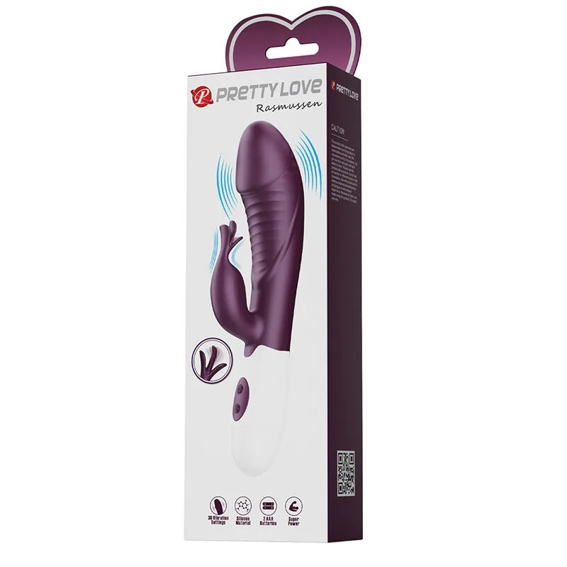 Pretty Love - Rogue Muse Vibrador Coelho com 30 Funções Roxo