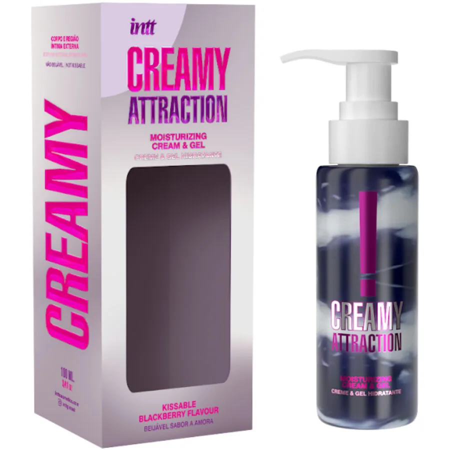 INTT RELEASES - CREME E GEL BEIJÁVEL SABOR AMORA 100 ML