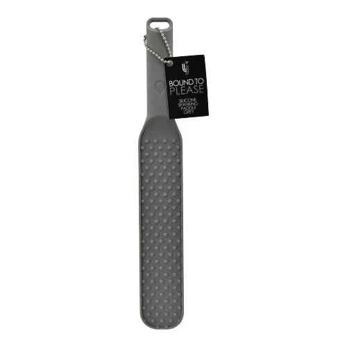 Bound to Please Palmatória de Silicone para Spanking Cinzento