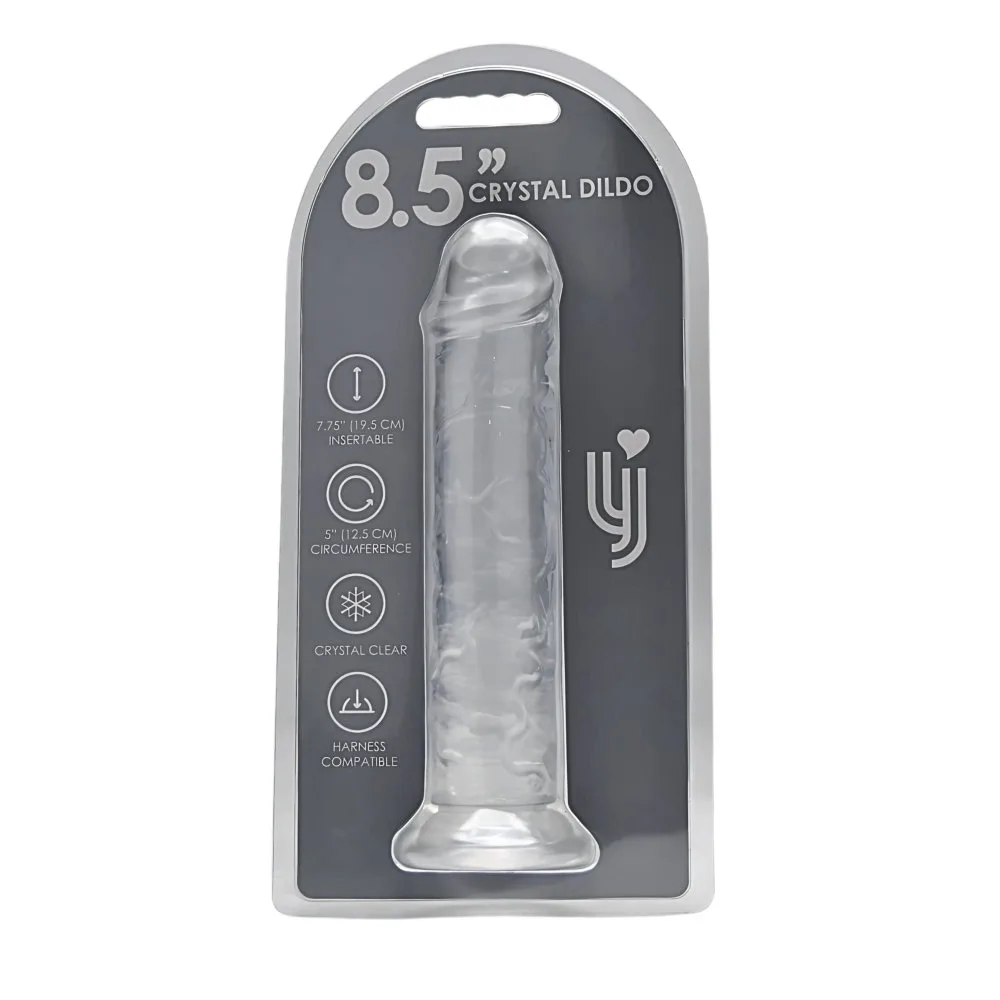 Loving Joy Dildo com Ventosa 8.5 Polegadas Transparente