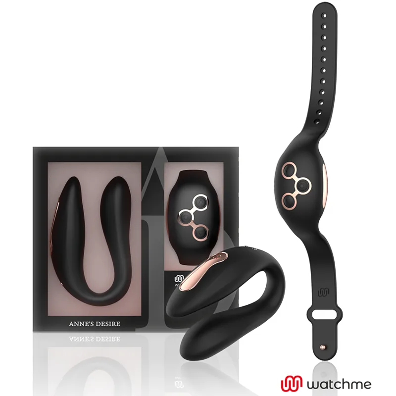 Anne'S Desire - Dual Pleasure Tecnolog a Watchme Preto/Ouro