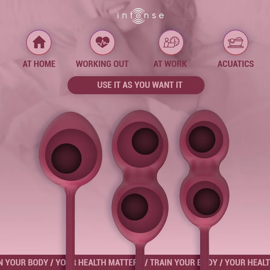 INTENSE - KIT CHARLI KEGEL BALL BURGUNDY
