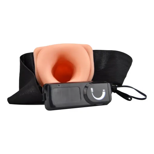 Loving Joy Strap-On Oco Vibratório 8 Polegadas