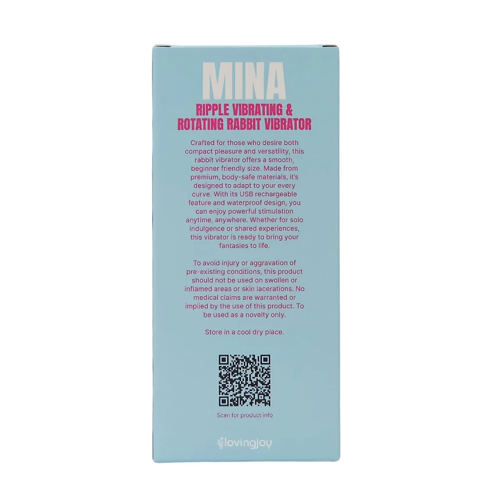 Mina Ripple Vibrating & Rotating Rabbit Vibrator