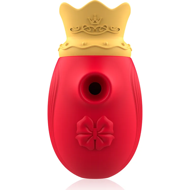 INTENSE - CLITORIS STIMULATOR 10 SUCTION AND LICKING MODES - RED