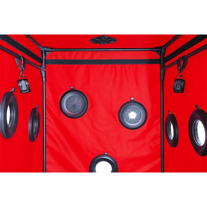 SECRET DOME - KINK CLUB CABIN SCANDALE BLACK & RED