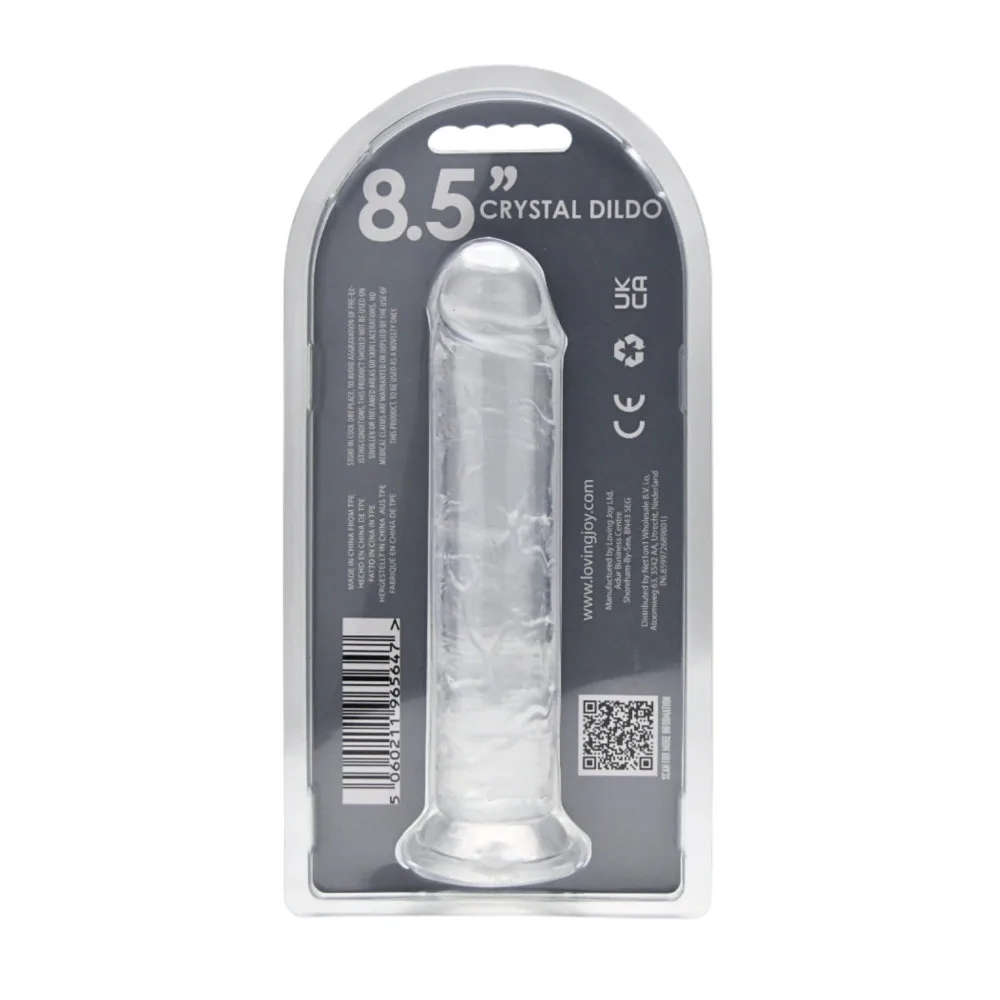 Loving Joy Dildo com Ventosa 8.5 Polegadas Transparente