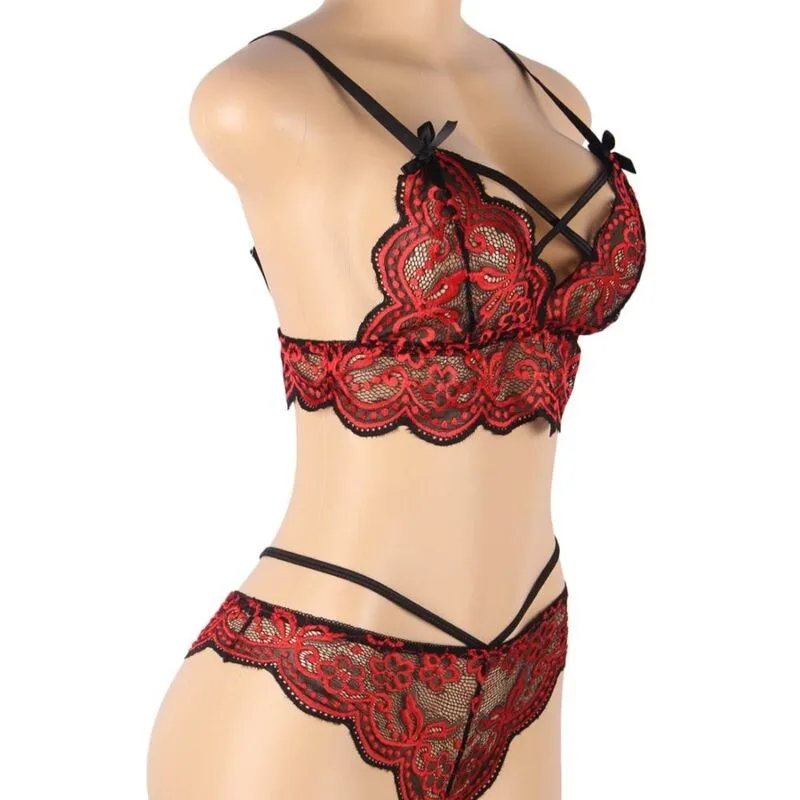SUBBLIME - SET CONJUNTO DUAS PEAS TOP LACE E CALA