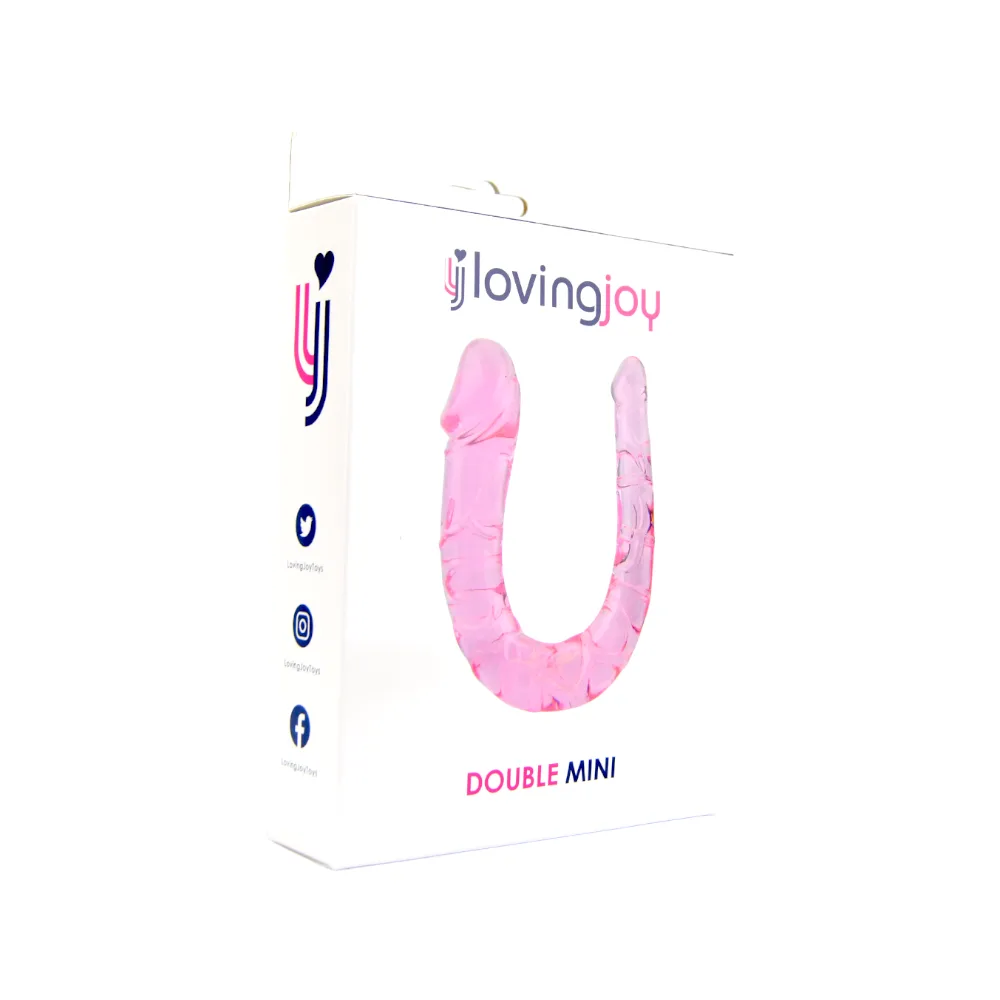 Loving Joy Mini Dildo Duplo Rosa