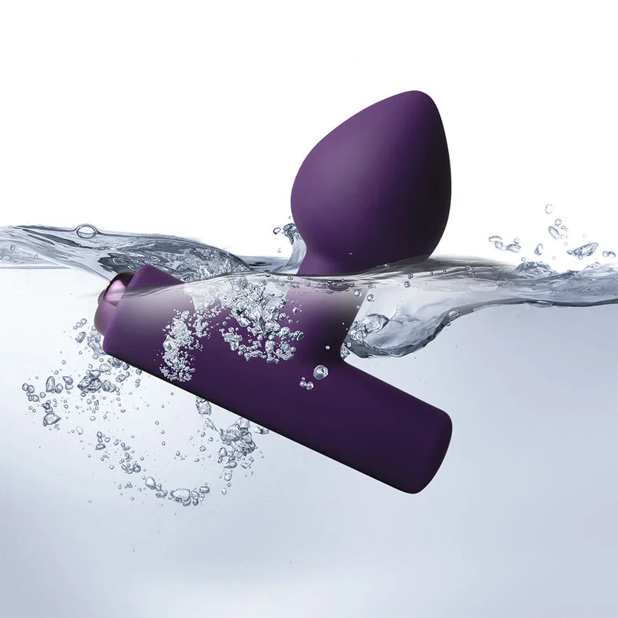 ROCKS-OFF - NOVA ASTRYX RECHARGEABLE PREMIUM & POWERFUL ANAL PLUG 16 FUNCTION PURPLE
