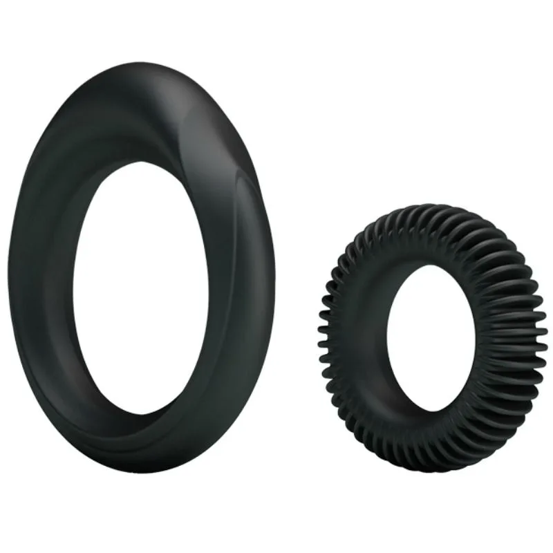 Baile - Kit 2 Anéis de Silicone Anel Masculino