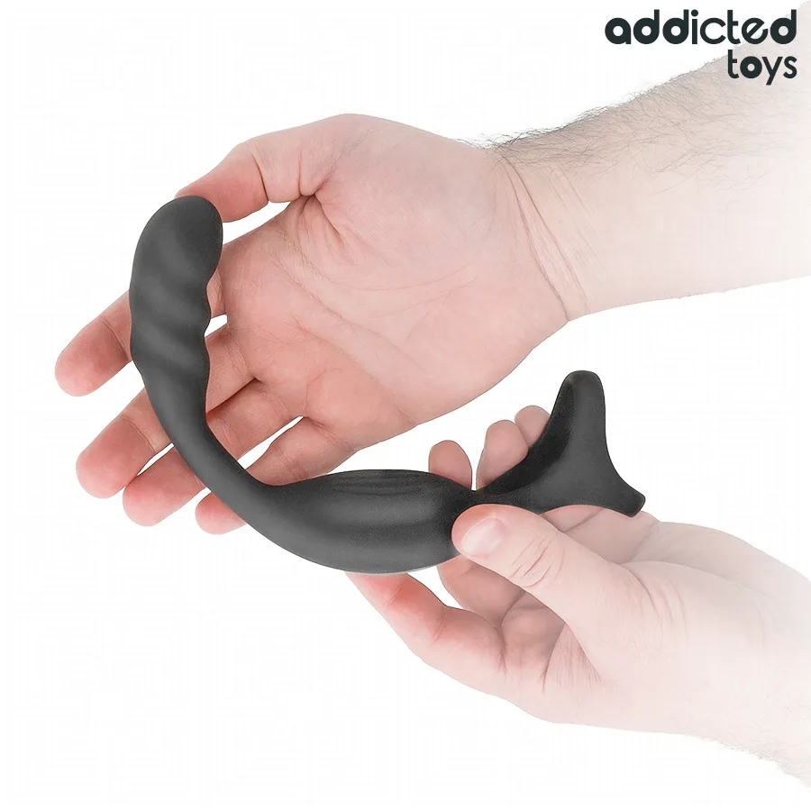 ADDICTED TOYS - ANEL PENIANO DUPLO PARA PRÓSTATA COM CONTROLE REMOTO