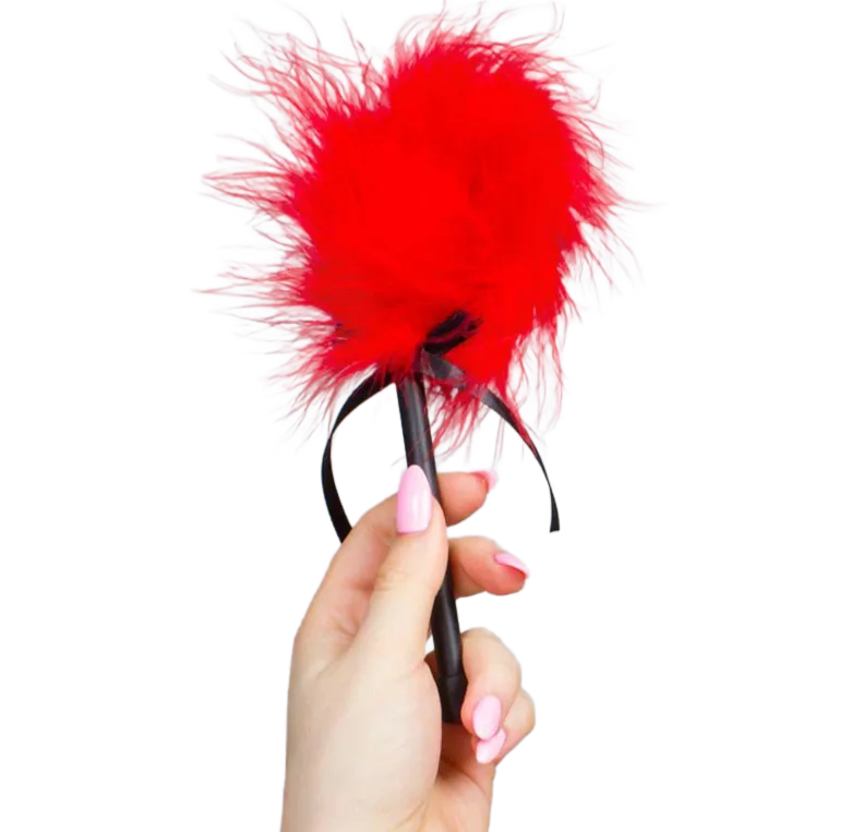 Secretplay - Espanador Marabou Vermelho