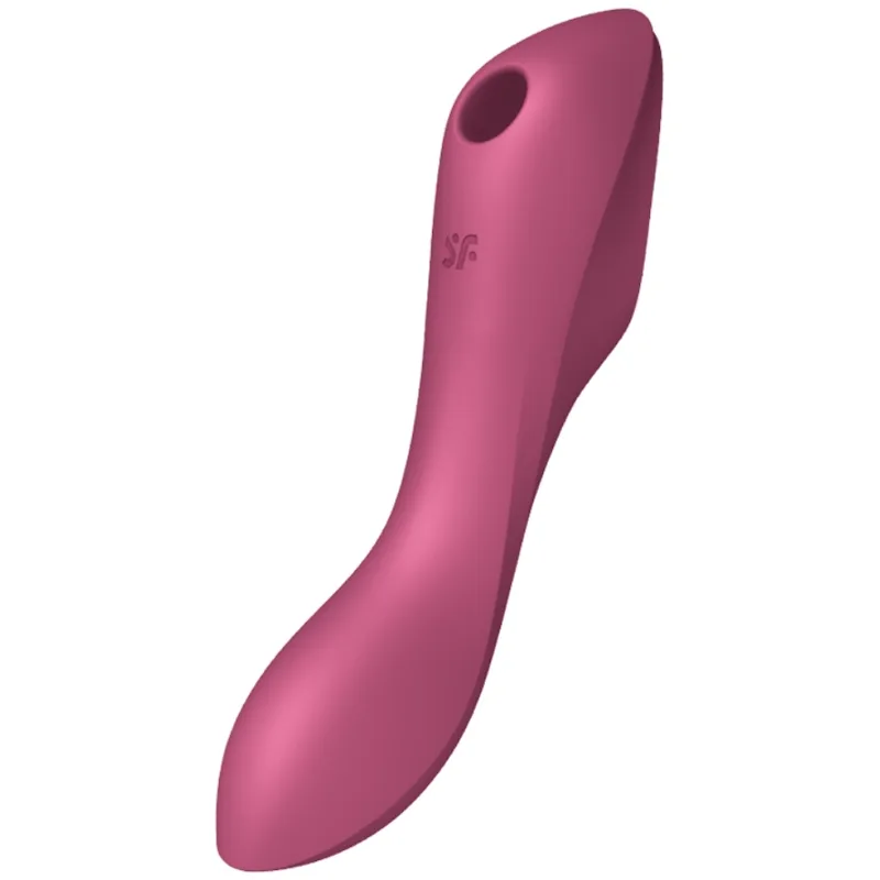 Satisfyer - Vibrador de Pulso de Ar Curvy Trinity 3 Vermelho