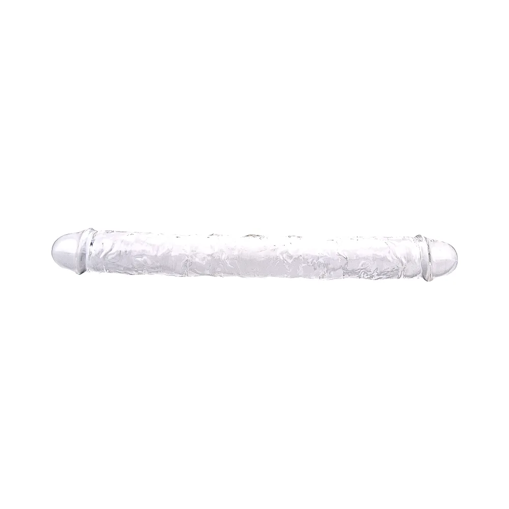 Loving Joy Dildo de Dupla Ponta 15 Polegadas Transparente