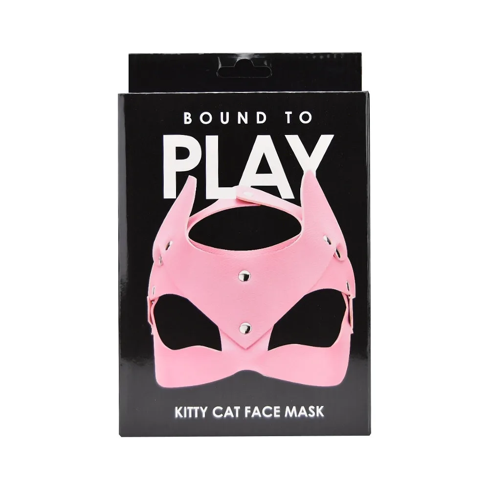 Bound to Play Kitty Cat Face Mask Pink