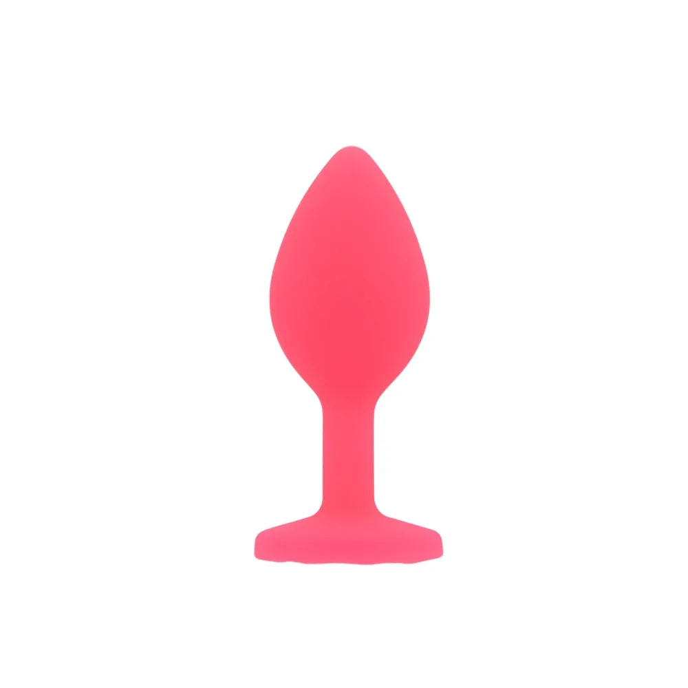 Toosh Pink Silicone Butt Plug Small