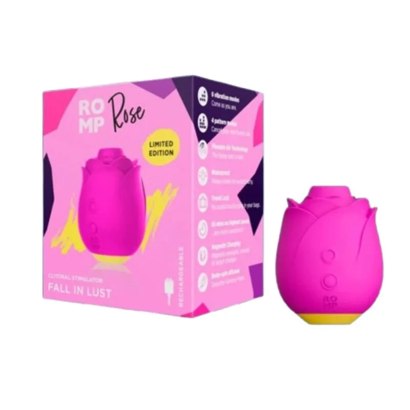 Romp - Rose 2,0 Aparelho de Sucção Clitorial em Formato de Rosa