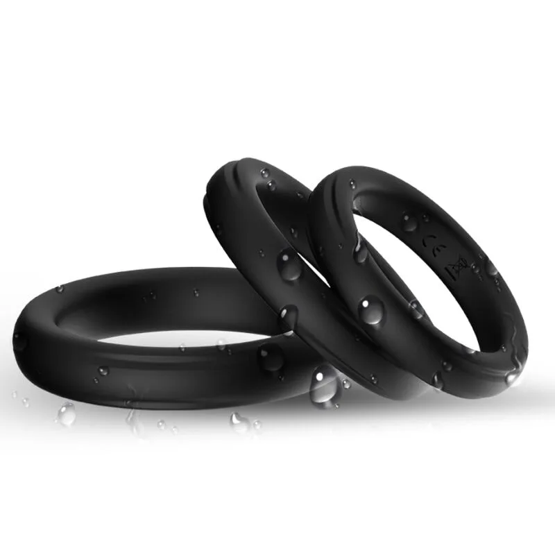 Armony - Anel Triplo de Silicone Luminoso