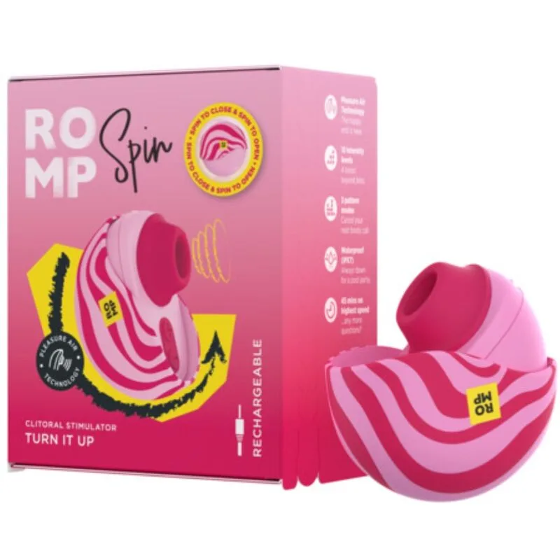 ROMP - SPIN CLITORAL SUCTION ANTITUDE WITH ROTATING OPENING AND CLOSING