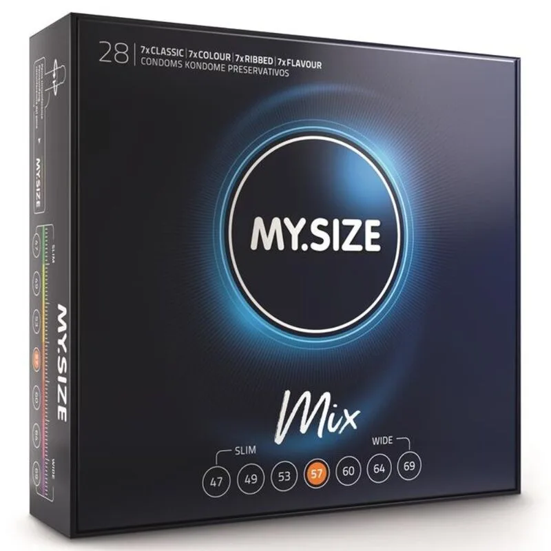 My Size - Mix Preservativos 57 mm 28 Unidades
