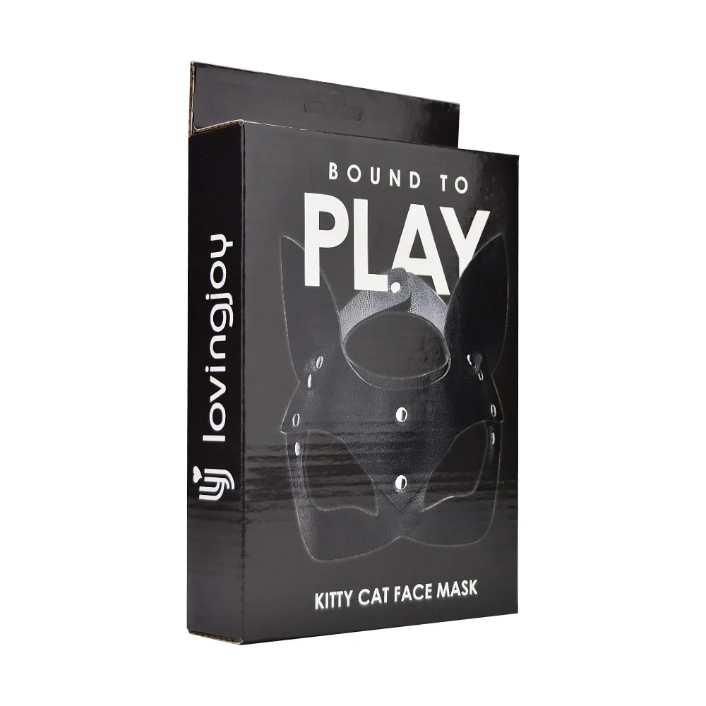 Bound to Play Máscara de Gato Preto