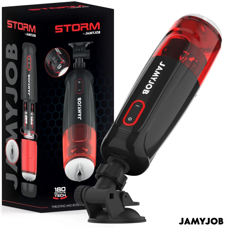 Jamyjob - Storm Masturbador Automático de Vagina 10 Modos de Rotação e Impulso