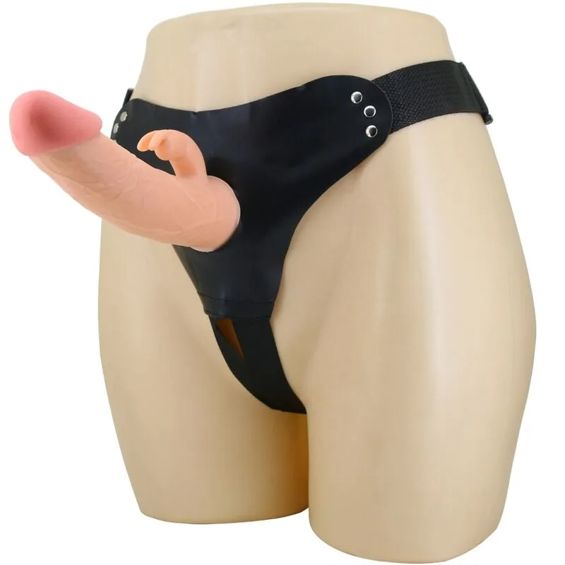 Pretty Love - Mavis Harness Cuecas Universais com Dildo 19 cm Natural