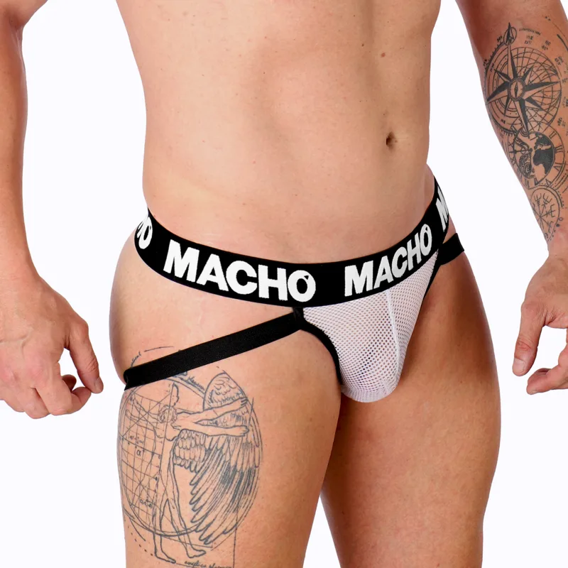 MACHO - MX26X1 JOCK GRID BRANCO