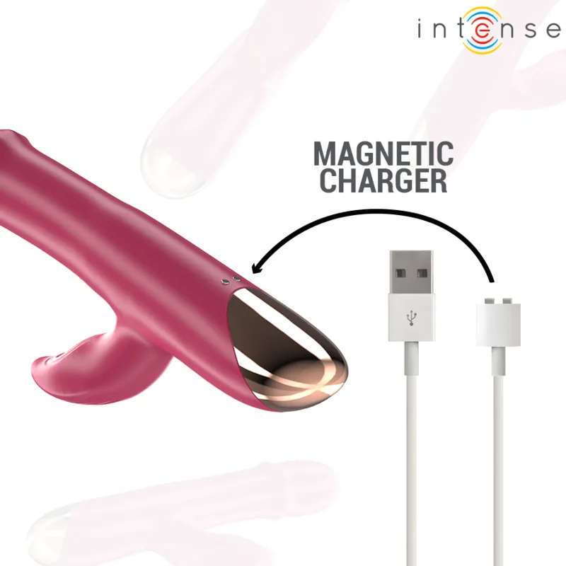INTENSE - CHLOE VIBRADOR MULTIFUNCIONAL 3 EM 1 VERMELHO