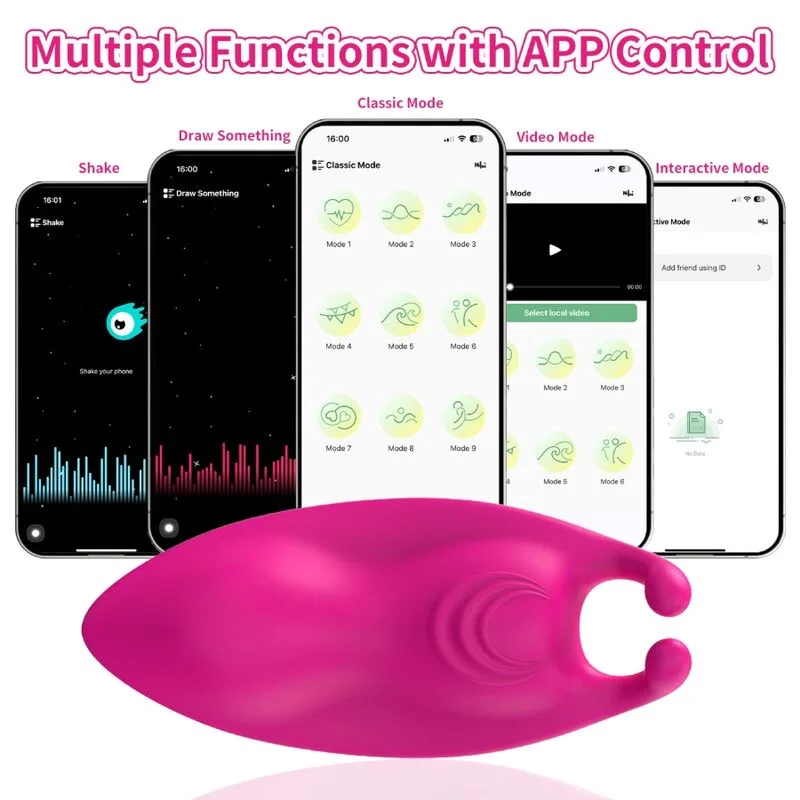 Armony - Honeybee Wearable Calças Vibrador G-Spot Fúcsia - Aplicativo Gratuito