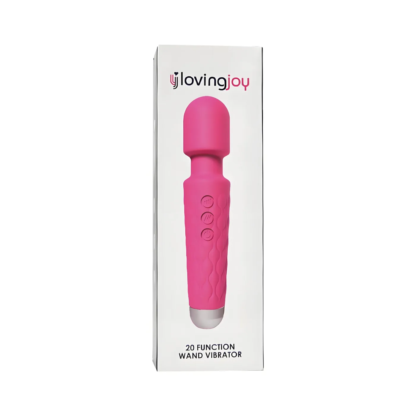 Loving Joy 20 Function Wand Vibrator Pink