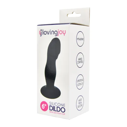 Loving Joy Dildo de Silicone 6 Polegadas com Ventosa