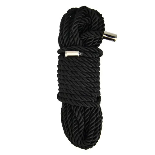 Bound to Please Corda de Bondage Sedosa 10m Preto