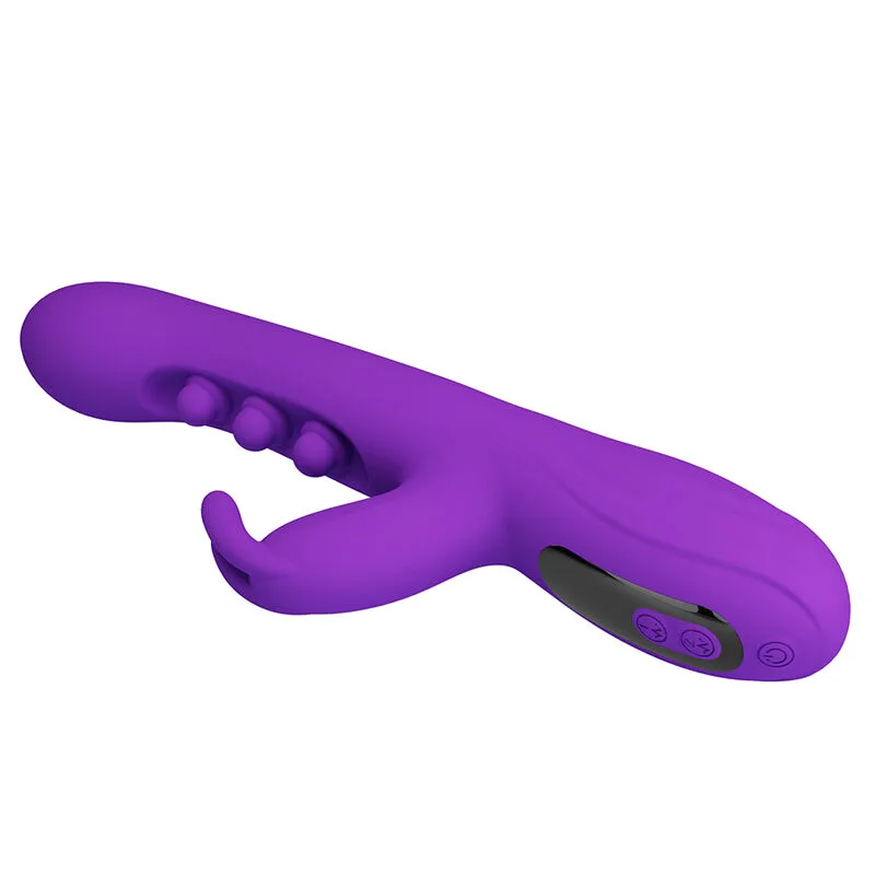 Pretty Love - Vibrador Sabien Rabbit com Estimulação por Toque e LED Roxo