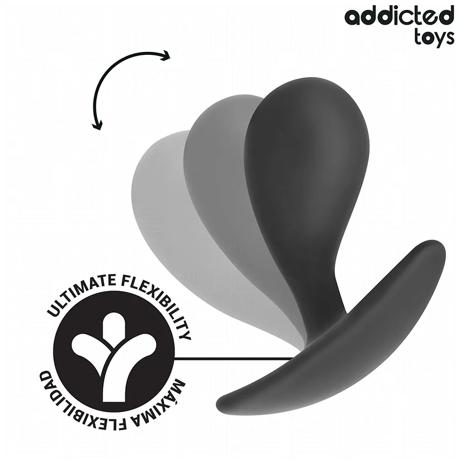 ADDICTED TOYS - SET OF 3 ANAL PLUG SILICONE MODEL 3