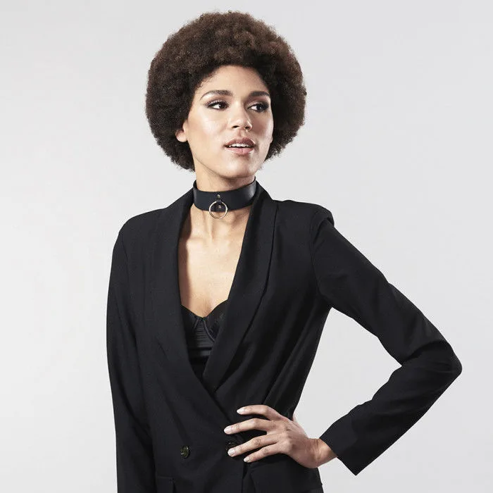 BIJOUX INDISCRETS MAZE - COLAR PRETO COM ALA
