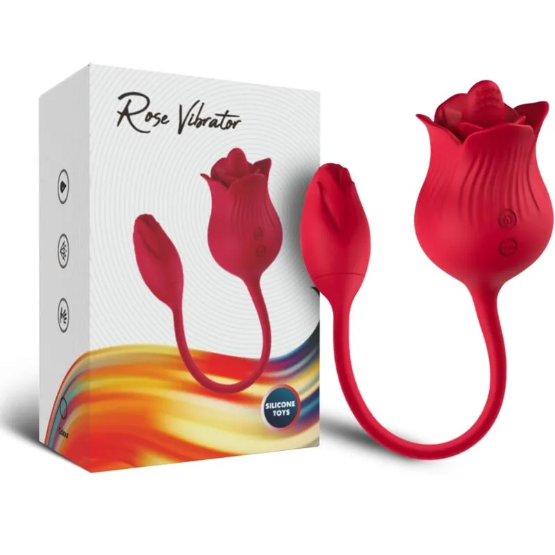 Armony - Vibrador Rosa Con Cola Vermelho