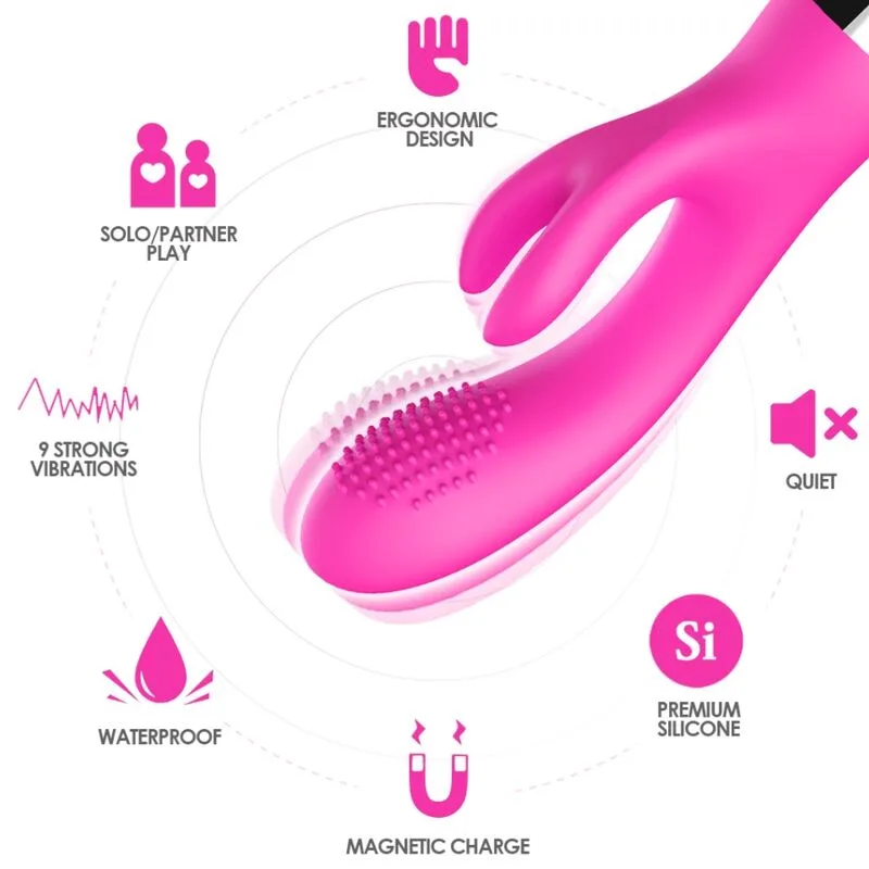 Armony - Vibrador Coelho Fúcsia