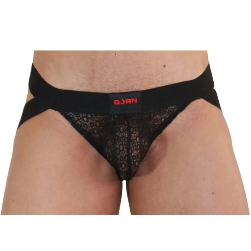 BURN - 005 JOCK LINGERIE BLACK